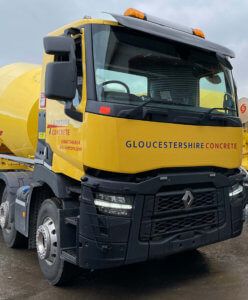 Image of gloucester concrete lorry